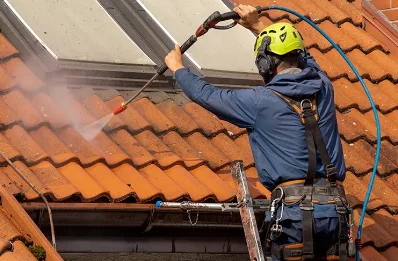 Démoussage et hydrofuge de toiture à Bazentin